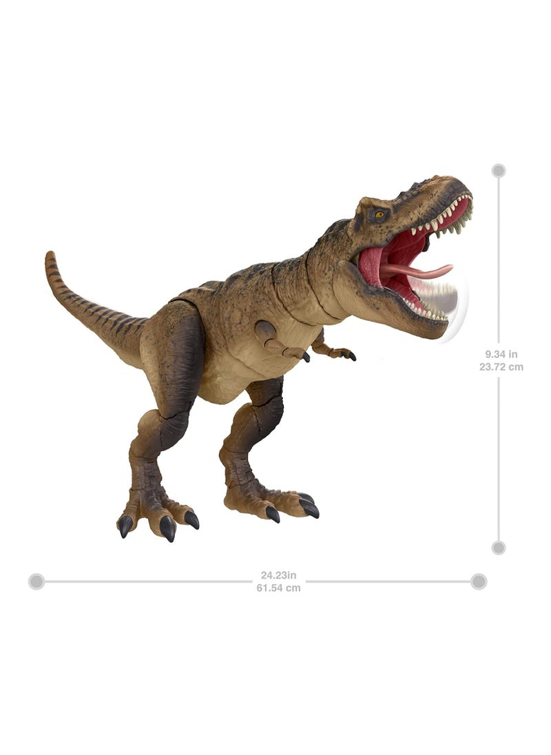 Mattel Toys - Jurassic World Jurassic Park - Hammond Collection T-Rex - Tyrannosaurus Rex Collector - 24 Inch Dinosaur Figure - Deluxe Articulation - Image 1