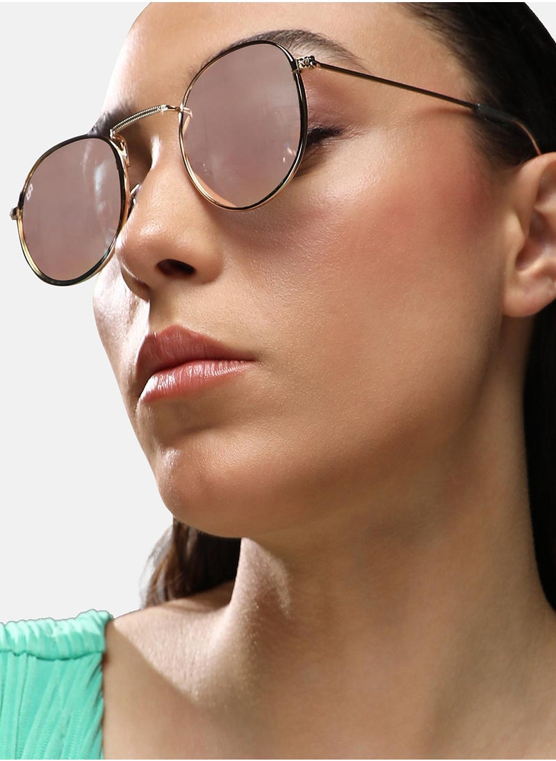 Haute Sauce - Metallic Round Sunglasses - Image 1