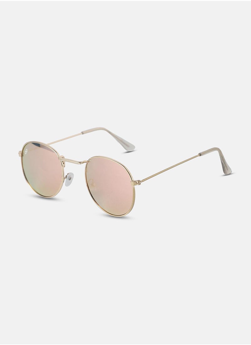 Haute Sauce - Metallic Round Sunglasses - Image 1