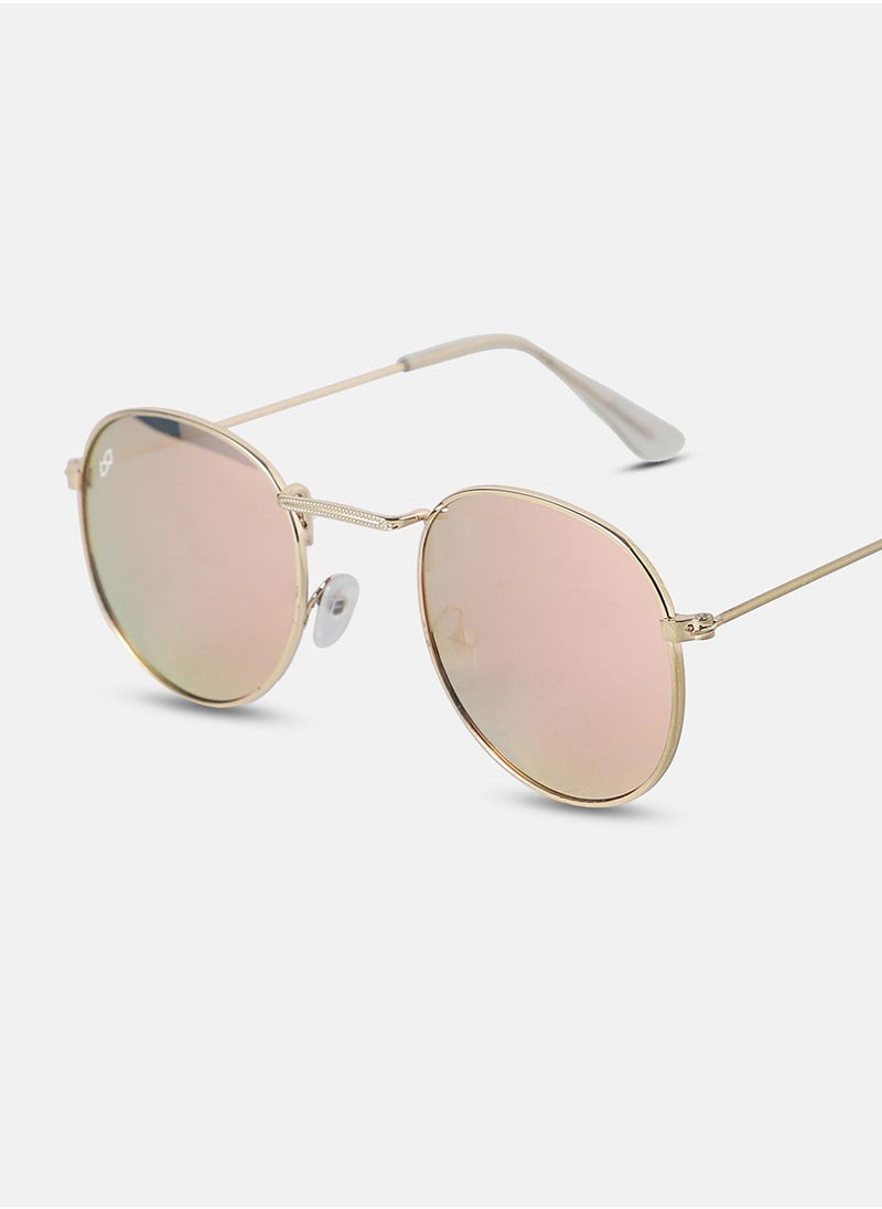 Haute Sauce - Metallic Round Sunglasses - Image 1