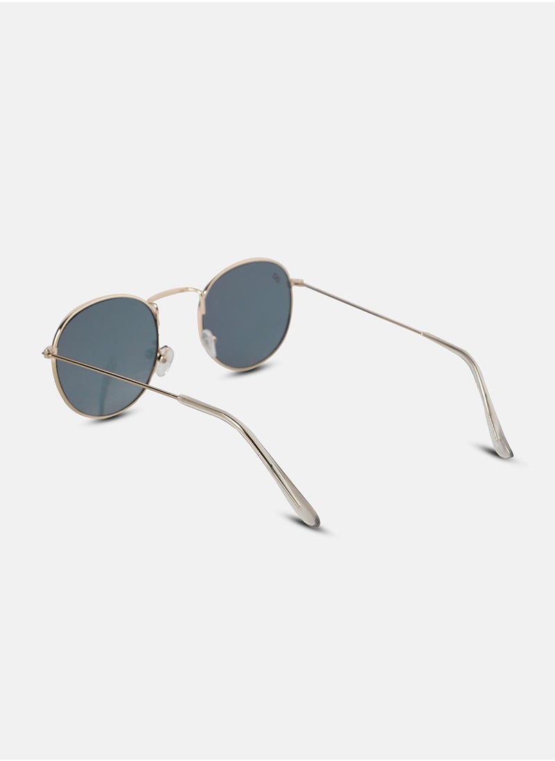 Haute Sauce - Metallic Round Sunglasses - Image 1
