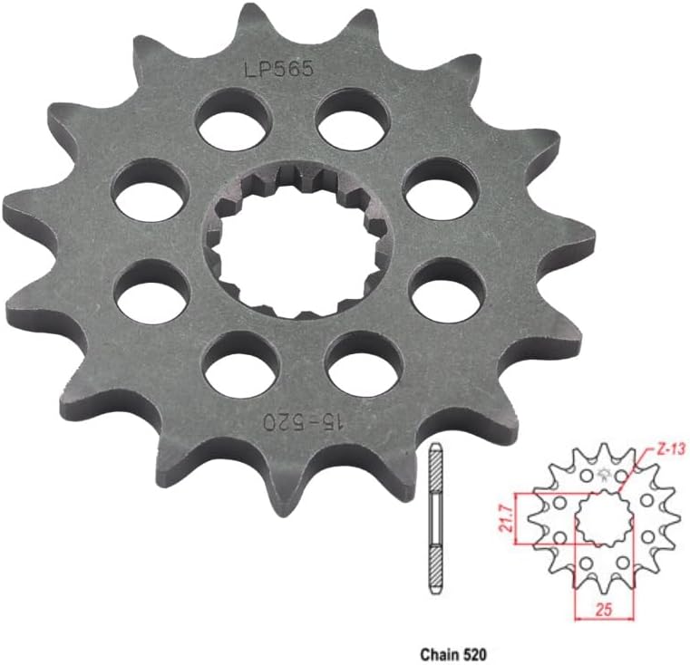 Wivplex 520 Motorcycle Front Sprocket for Suzuki - Image 3