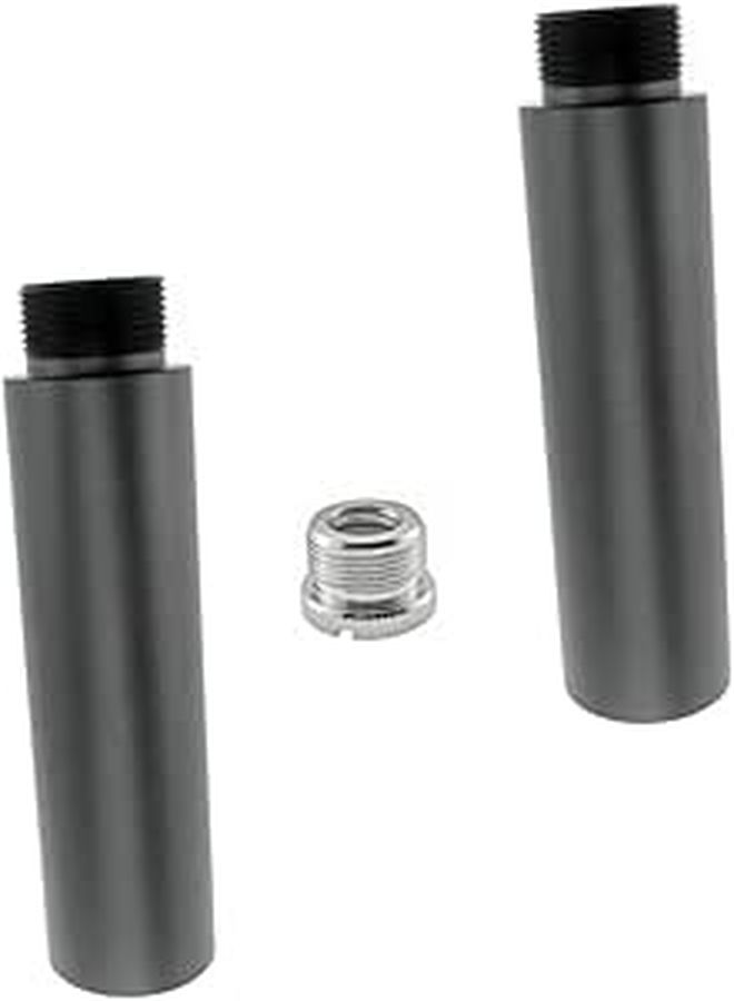 Mic Stand Extension Tube 1Set Mic Nut Holder Enhanced Height Versatile - Image 1