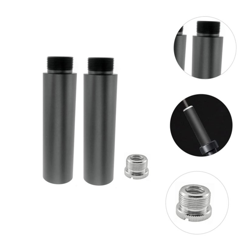 Mic Stand Extension Tube 1Set Mic Nut Holder Enhanced Height Versatile - Image 3