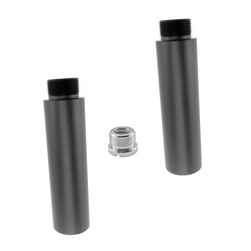 Mic Stand Extension Tube 1Set Mic Nut Holder Enhanced Height Versatile - Image 2