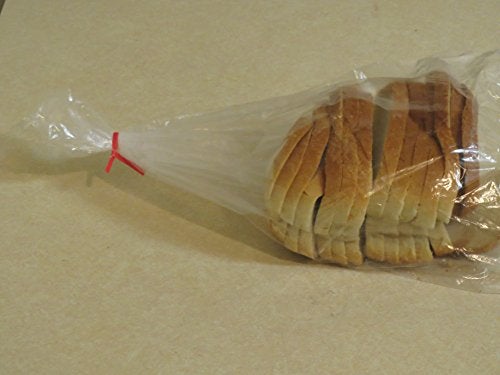 Decony Plastic bread and Grocery Clear Bag on Roll 12x20 1 Rollcs appx 350 bags with Free Twist Ties - Image 5