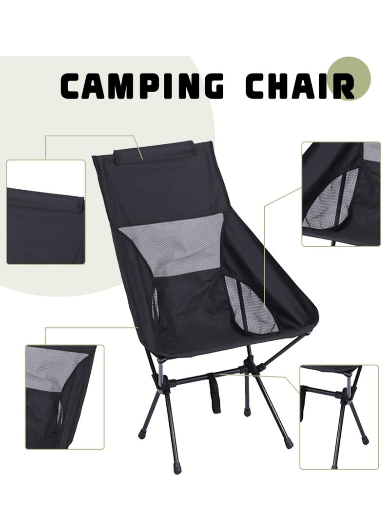 Camping Chairs Folding Outdoor Portable Camping Chair Compact Size Portable Chair With Storage Bag for Outdoor Camping,Travel,Beach,Picnic,Festival,Hiking, Backpacking BBQ (Large) - Image 3