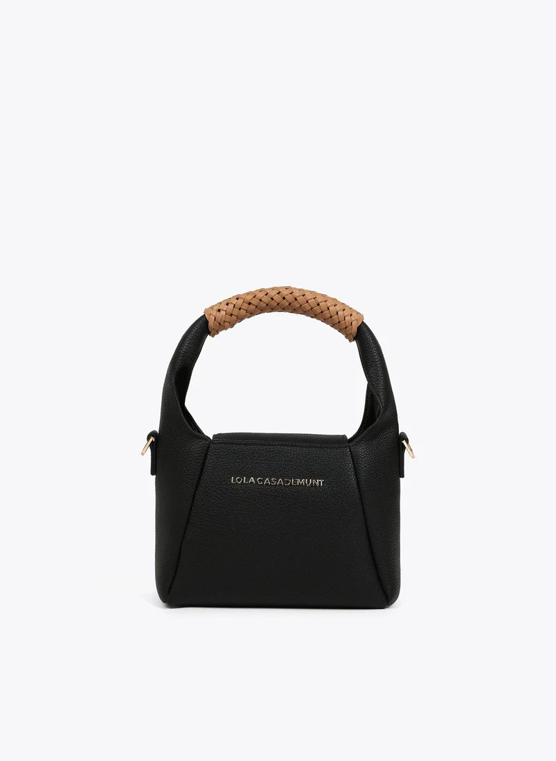 Lola Casademunt Crossbody bag with braided detail