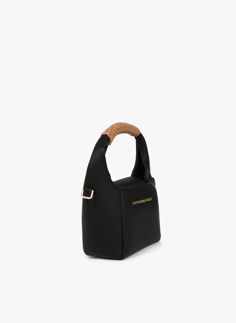 Lola Casademunt Crossbody bag with braided detail