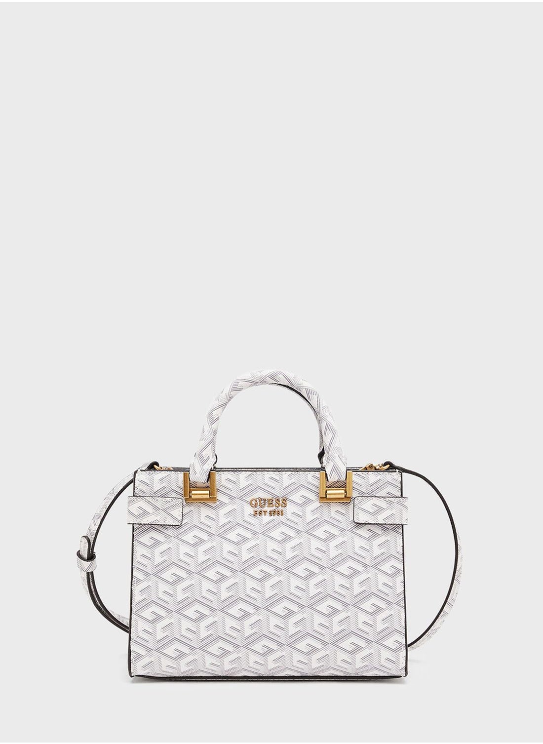 Logo Atene Mini Satchel Bag