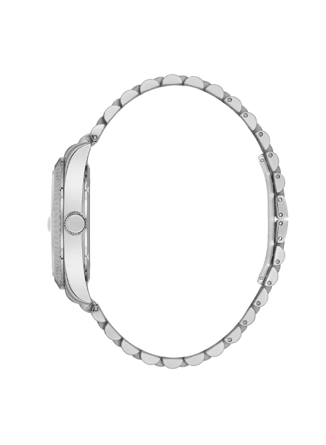 بيفرلي هيلز بولو كلوب Polo Club Men's Watch, Analog Display and Metal Strap - BP3018X.370, Silver
