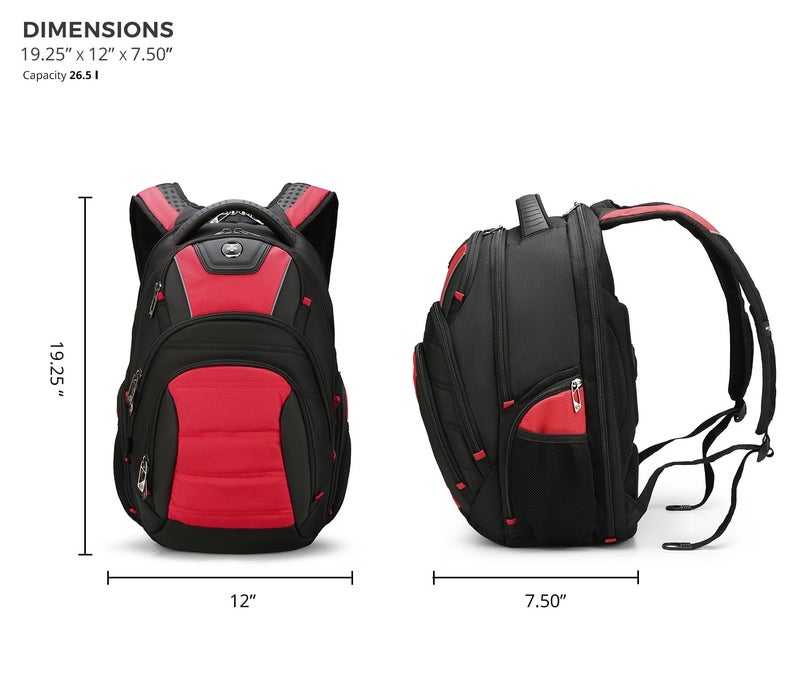 Swissdigital Design Men's Laptop Backpack for College and Business Travel with Integrated USB Charging Port and RFID Protection Fits 15.6" Laptops | J14-41 - Image 3