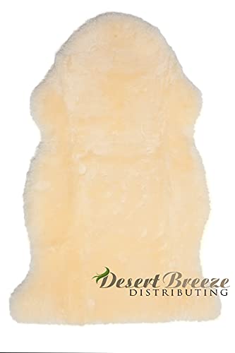 Desert Breeze Distributing Genuine New Zealand Baby Sheepskin, 100% Natural, Soft Shorn Wool, Soothing Comfort, All Seasons, Size Large LRG 34-36 inches in Length - Image 3