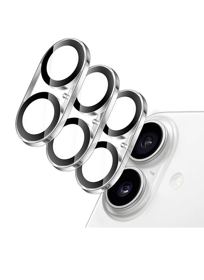 ZVEV 3 PCS Camera Lens Protector for iPhone 16 6.1-Inch and iPhone 16 Plus 6.7-Inch, 9H Tempered Glass, Anti-Scratch, Case Friendly, Does Not Affect Night Shots, HD Clear - Image 1