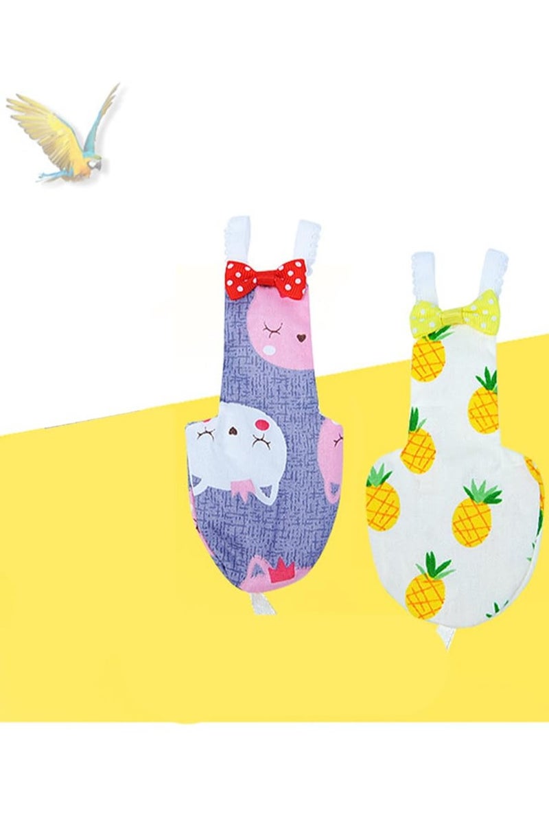 Hoasis Pet Bird Clothes, Parrot Diapers, Easy to Clean and Reusable - Image 3