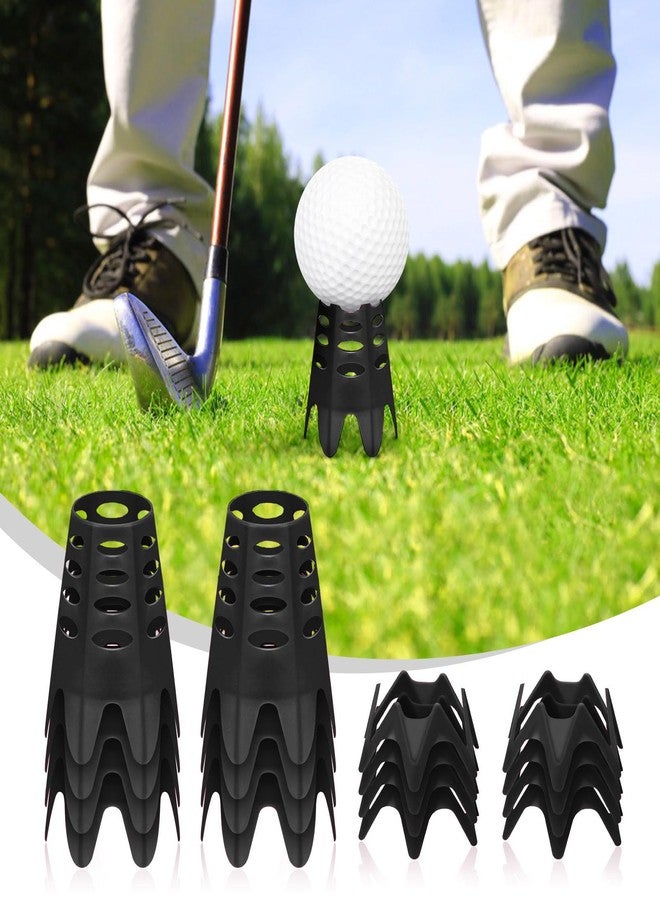 Rolitwils Golf Simulator tees, 22Pcs Plastic Golf Mat Tees for Home, Outdoor or Indoor Golf Tees for Training, Practice Golf tees for Winter Turf and Driving Range, Pack of 12 Tall & 12 Small - Image 4
