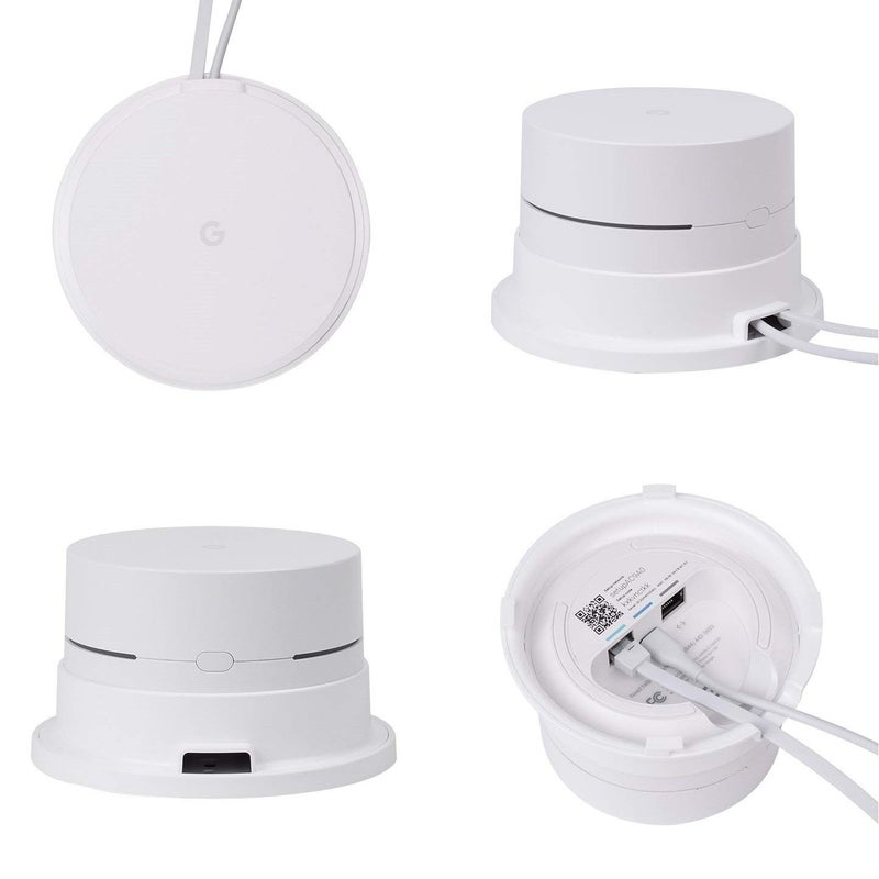 OkeMeeo Wall Mount for Google WiFi - Ceiling Mount for Google WiFi Mesh System 2016 and 2020, Space Saving and Enlarging Coverage, Reinforced and Perfect Unity (3-Pack) - Image 3