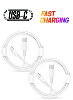 Raxoom 2 Pack iPhone Fast Charger Lightning Cable Type C Power Delivery Charging Cord for iPhone 14 13 Pro Max 13 Pro 12 Mini 11 XR XS X 8 SE, iPad  - Image 1