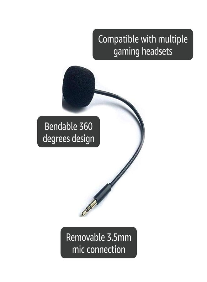 QQC Replacement Game Headphone Mic Boom Compatible for Turtle Beach Force XO ONE Stealth 420X Recon 320 Z60 Headset - Image 5