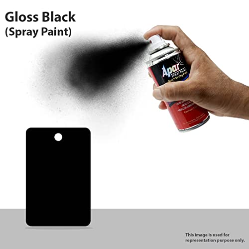APAR Spray Paint Gloss Black-225ml (Pack of 1) For Bike, Cars, Home, Furnitures Art and craft Painting - Image 3