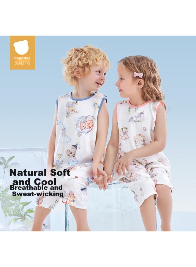 Beptides Beipes Mint Baby Summer Thin Breathable New Home Wear For Boys And Girls Baby Onesie - Image 4