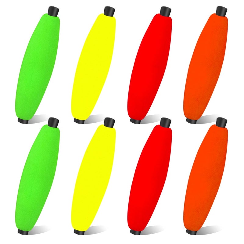 YOTO Peg Floats for Catfish Crappie,Foam Cigar Slip Fishing Corks Bobbers for Santee Rig - Image 1