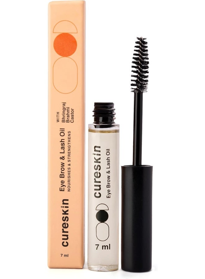 Cureskin زيت الحواجب والرموش | يغذي ويقوي (7 مل) | سيروم نمو الرموش | سيروم للرموش لنمو الرموش - Image 1