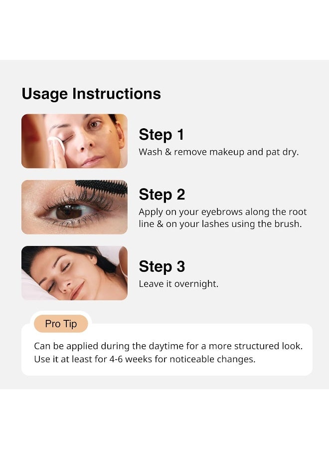 Cureskin زيت الحواجب والرموش | يغذي ويقوي (7 مل) | سيروم نمو الرموش | سيروم للرموش لنمو الرموش - Image 5