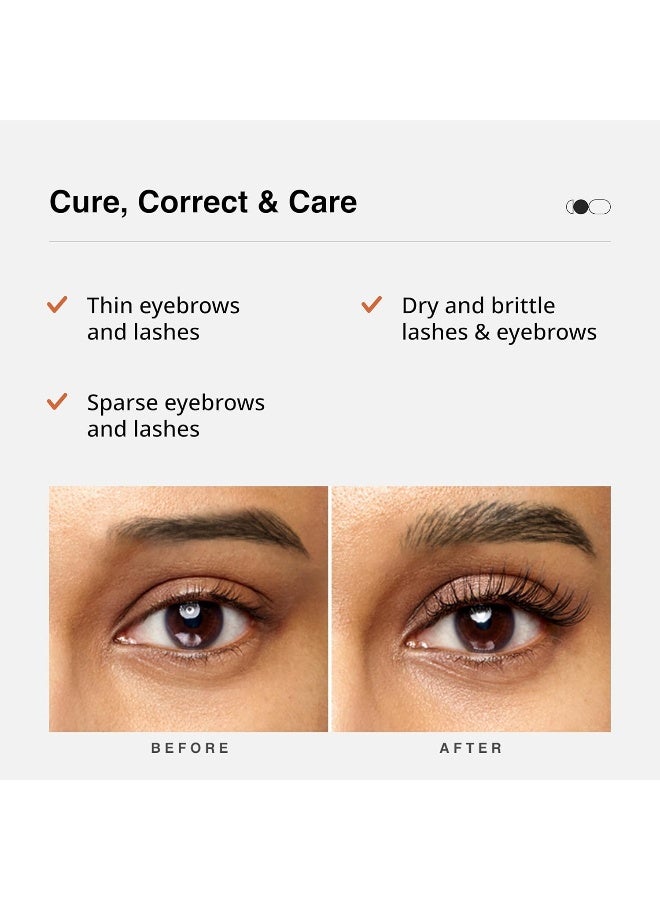 Cureskin زيت الحواجب والرموش | يغذي ويقوي (7 مل) | سيروم نمو الرموش | سيروم للرموش لنمو الرموش - Image 4