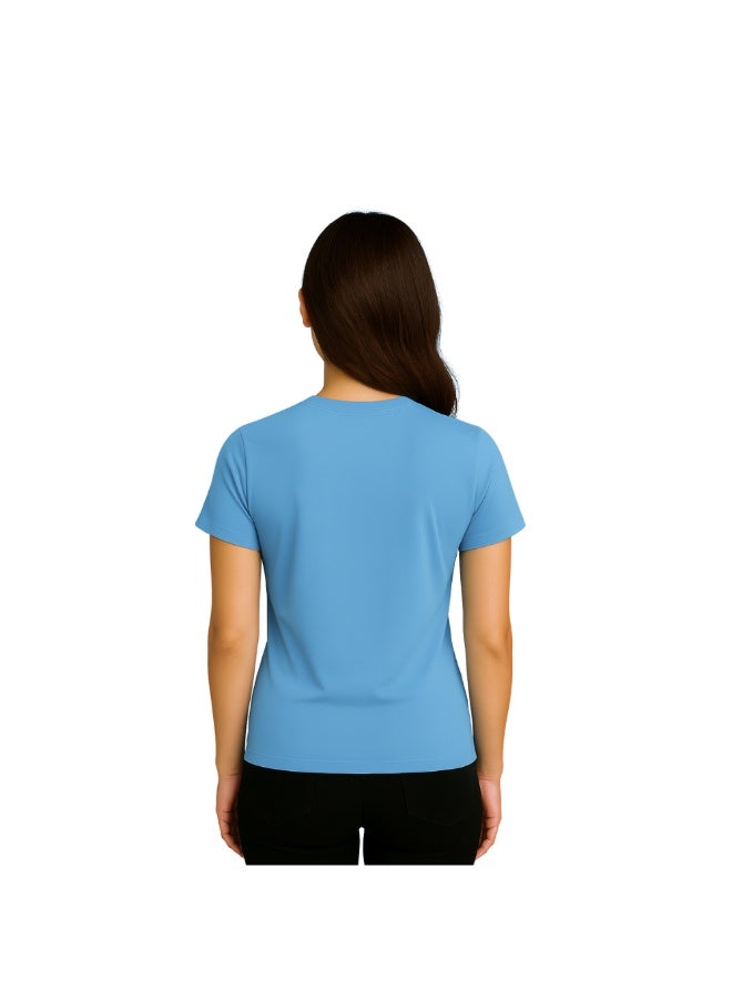 برينت شوب فور مي تي شيرت نسائي ممشط برقبة مستديرة للبالغين، 190 جرام لكل متر مربع، قطن خالص، ألوان أساسية - Image 5