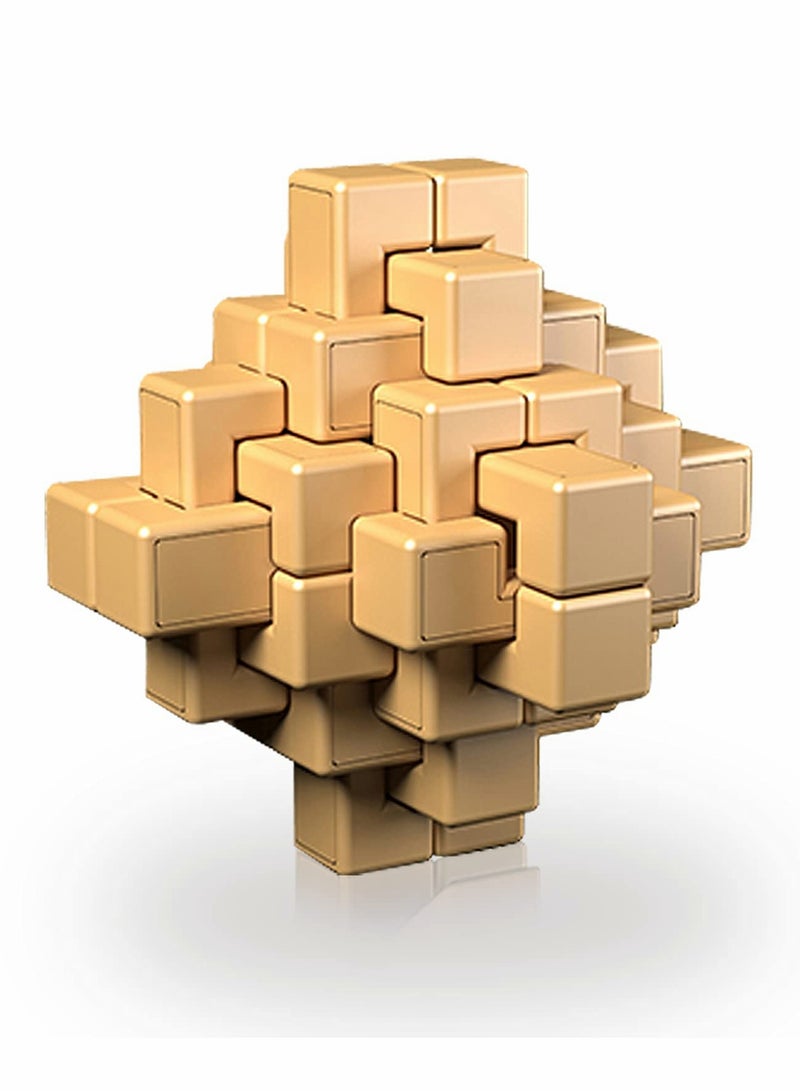 KASTWAVE 3D Brain Puzzle Teaser Kongming 24 Lock (Upgraded Version),eco-Friendly materil,Logic Test and Handheld Disentanglement Games, Durable Plastic Educational Toys for Kids and Adults - Image 1