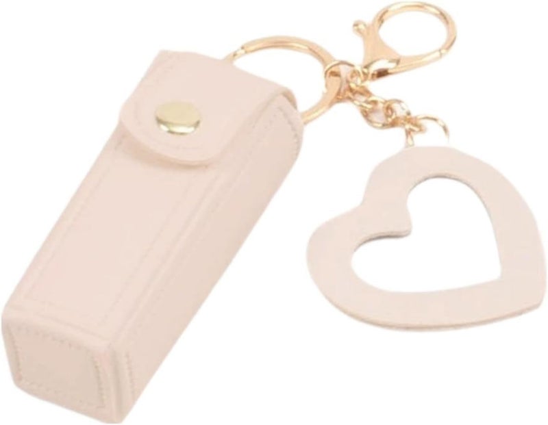 20 PCS Lipstick Bag Mini Bags Keychain PU Leather Lip Gloss(ColorB) - Image 1