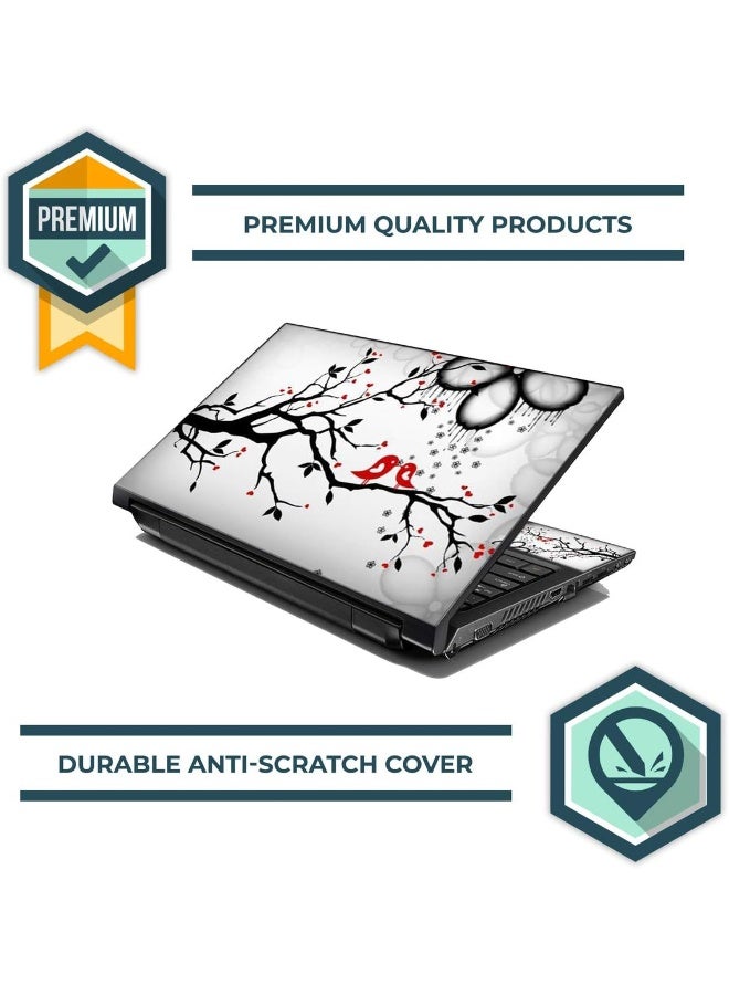 LSS Laptop 17 17.3 Skin Cover for HP Dell Lenovo Apple Asus Acer Compaq - Fits 16.5" 17" 17.3" 18.4" 19" (2 Wrist Pads Free) - Image 5