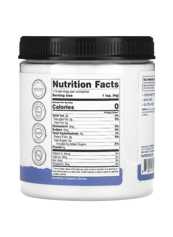 Nutricost نوتريكوست، مخزن، أليولوز، 1 رطل (454 جرام) - Image 2