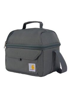 carhartt Carhartt 12 Can Two Compartment Lunch Box | Durable, Fully-Insulated Lunch Bag for Women & Men, Large Lunchbox (Gravel)  - Image 1