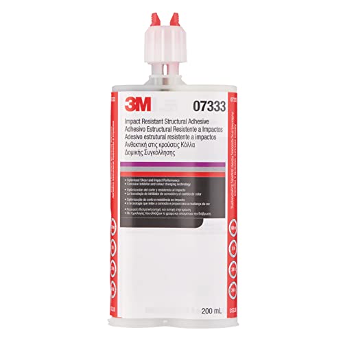 3M Impact Resistant Structural Adhesive, 07333, Two-Part Epoxy, True Automotive OEM Recommended, 200 mL/6.75 fl oz Cartridge, Purple - Image 1