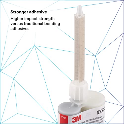 3M Impact Resistant Structural Adhesive, 07333, Two-Part Epoxy, True Automotive OEM Recommended, 200 mL/6.75 fl oz Cartridge, Purple - Image 2
