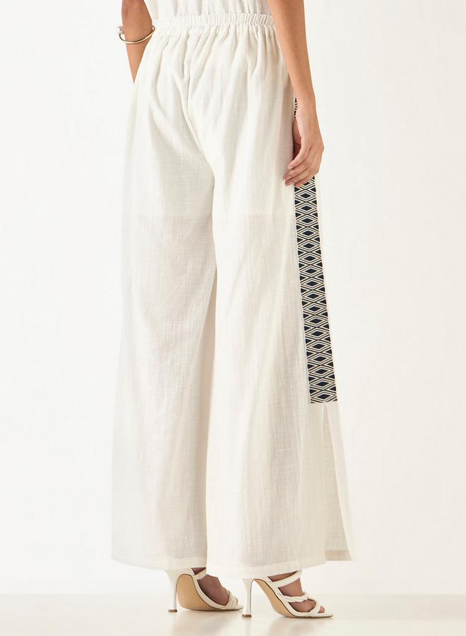 تواكستريمز بنطلون واسع الساقين بتطريزات من تو إكستريمز - Image 3