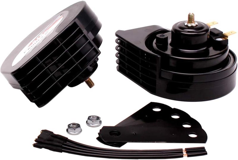 FARBIN Compact Horn 12V Waterproof Car Horns Loud Dual-Tone Electric Snail Horn Kit Universal for Any 12V Vehicles - Image 3