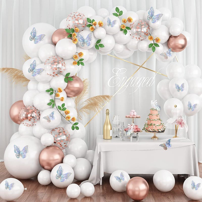 Aixoom 72 PCS Laser Butterfly Decorations, 3D Butterfly Decoration with 3 Styles 3 Sizes, Removable Wall Decor Stickers - Image 3