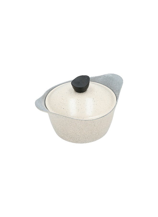 LAHOYA Lahoya granite pot with white lid 24 cm  - Image 3