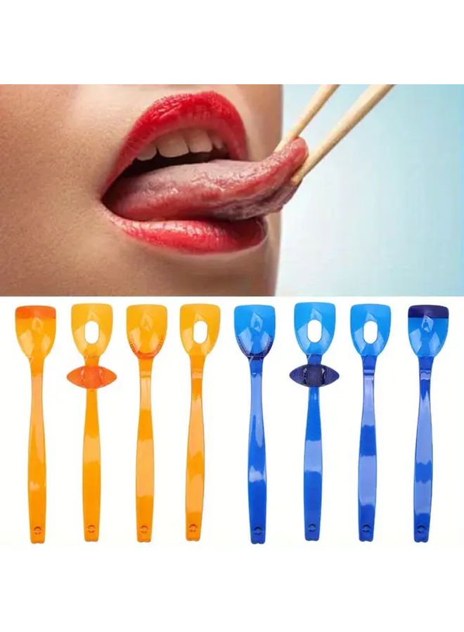 4Pcs Orange Tongue Muscle Trainer Oral Exercise Tool Easy to Clean High Quality - Image 1