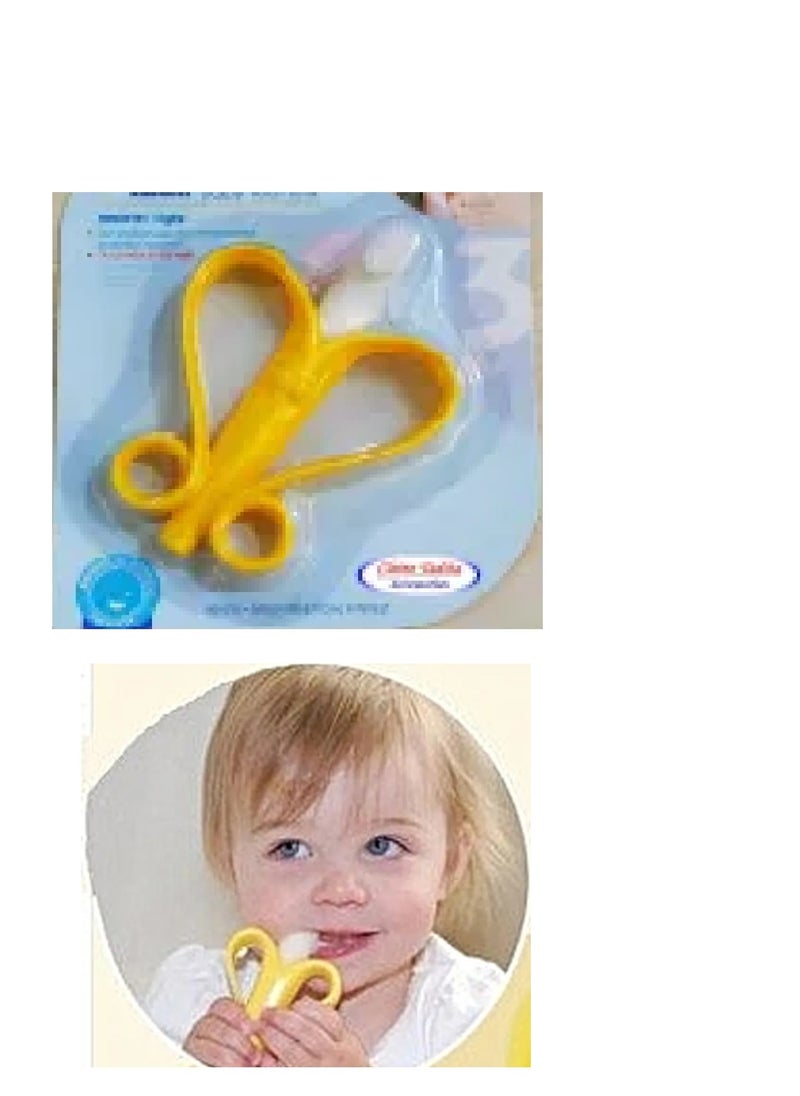 Generic Baby teether and training toothbrush in banana pattern  - Image 2