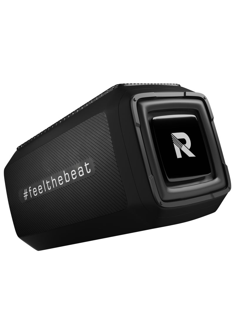 RAFFAE - R15 Portable Wireless Speaker with 20W Stereo Sound, Bluetooth 5, Water Resistant, Device Charging Feature and Dazzling Color Lamp for Party Outdoor- Black - Image 1