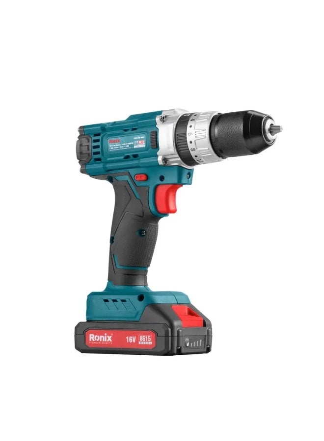 RONIX Cordless impact drill driver 16v  , 10mm ,  32N.m # 8615 - Image 2