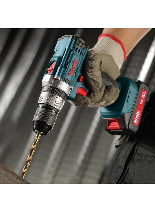 RONIX Cordless impact drill driver 16v  , 10mm ,  32N.m # 8615 - Image 5