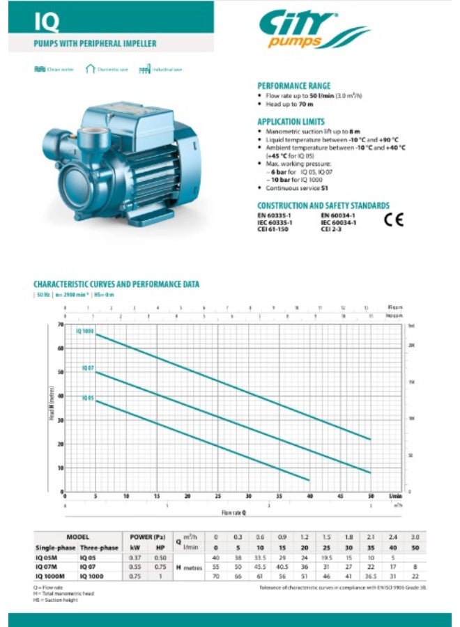 city pumps City 1/2 HP Water Motor - Image 4