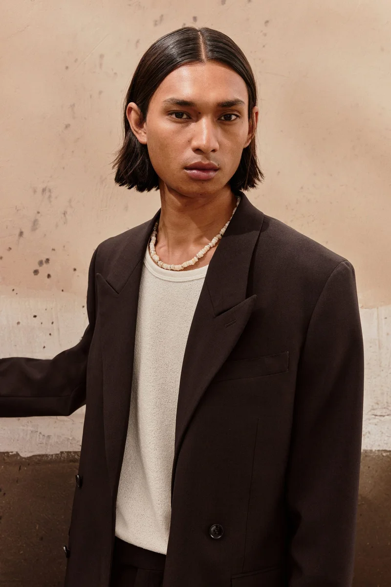 H&M Relaxed Fit Double-breasted blazer