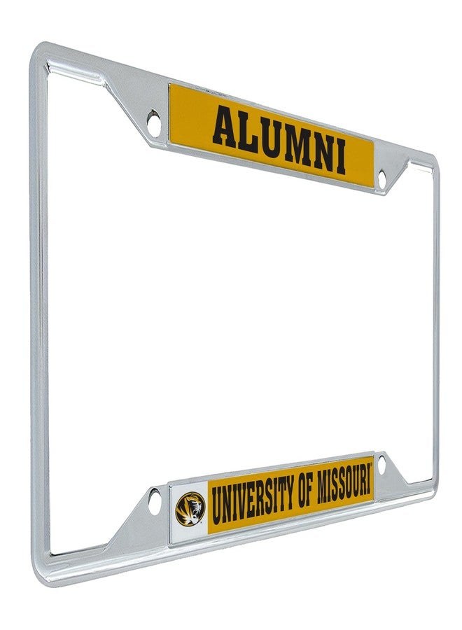 Desert Cactus University of Missouri Car Accessories MU Mizzou Tigers Metal License Plate Frame for Front or Rear of Car (Alumni - Yellow) - Image 2