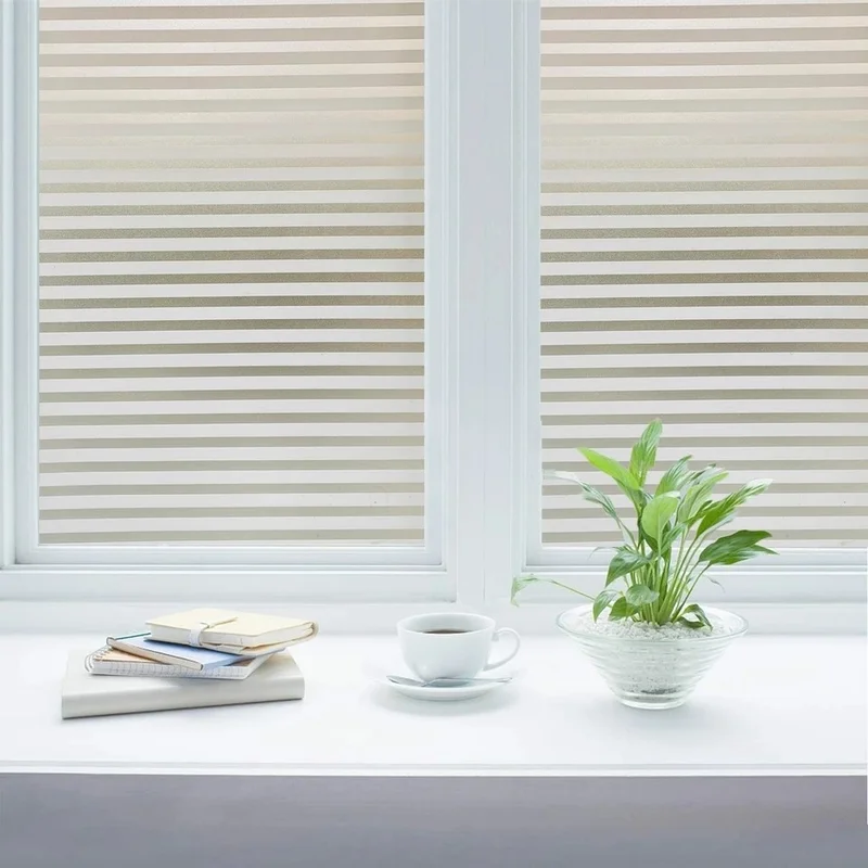 Style Meiwa Japanese Technology 3dx Non-Adhesive Self-Adhesive Static Frosted Glass Foil Film 46 cm x 1 mt